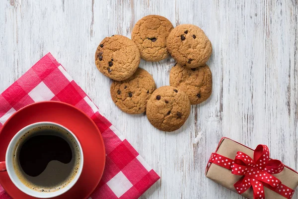 Cup of refreshing coffee — Stock Photo, Image