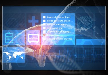 DNA molekülleri arka plan 