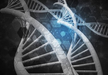 DNA molekülleri arka plan 