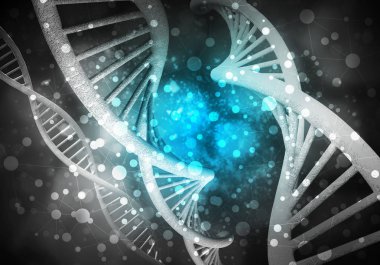 DNA molekülleri arka plan 