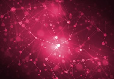 Soyut bağlantı yapısı arka plan