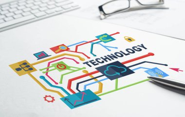 Ağ ortamı arkaplanı