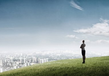 iş kadını ile tekrar ayakta