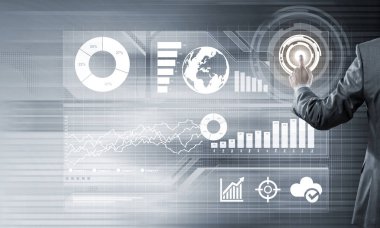 işadamı sanal Masası ile çalışma