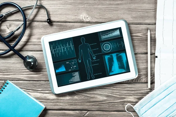 Tecnologie digitali nel concetto di medicina — Foto Stock