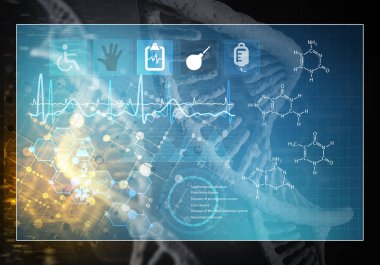 DNA molekülleri arka plan 