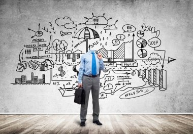 işadamı baş olmadan