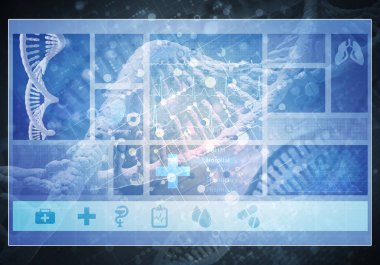 DNA molekülleri arka plan 