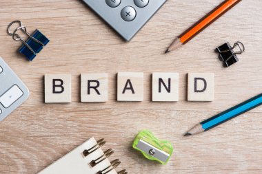 İş ve pazarlama kavramsal word 