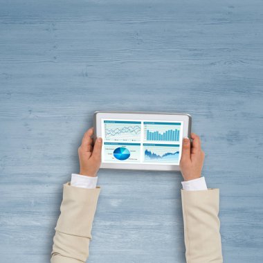 İşkadını el Üstten Görünüm 