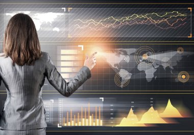 İşkadını sanal panel arayüzü ile çalışma