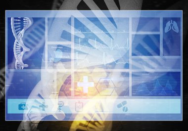 DNA molekülleri arka plan 