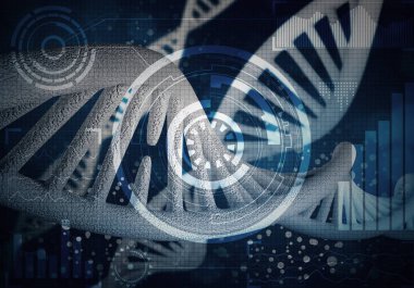 DNA molekülleri arka plan 