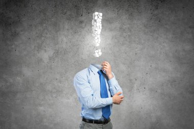 Ünlem işareti ile meçhul iş adamı