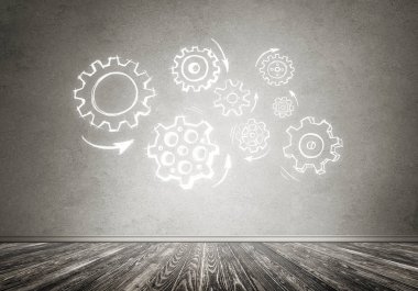 Dişli mekanizması olarak ekip çalışması kavramı