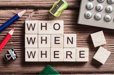 Ahşap küpleri kavramları yazım