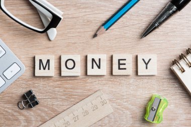 İş ve pazarlama kavramsal word 