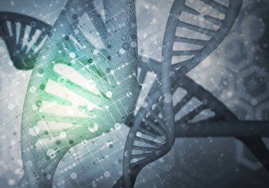 DNA molekülleri arka plan 