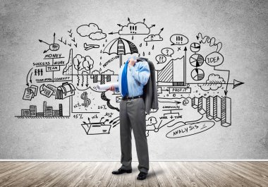 işadamı baş olmadan