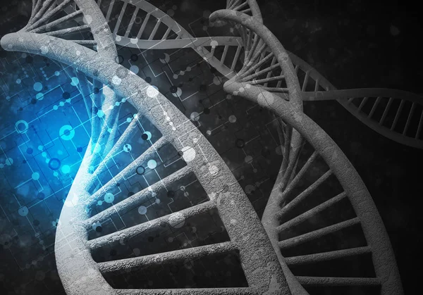 DNA molecules background — Stock Photo, Image