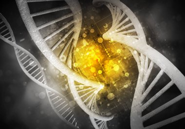 DNA molekülleri arka plan 