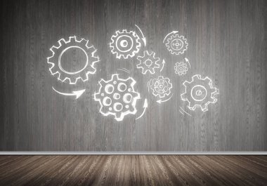 Dişli mekanizması olarak ekip çalışması kavramı