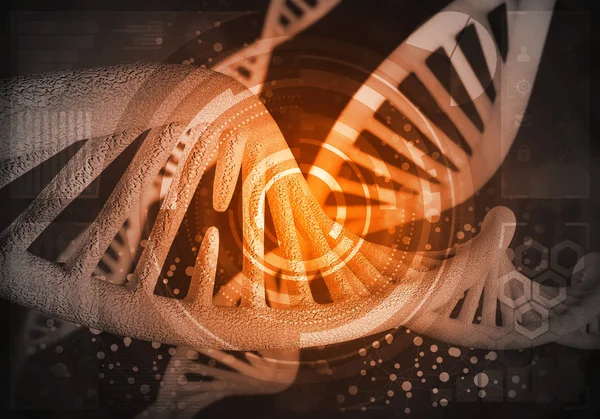 Hintergrund der DNA-Moleküle — Stockfoto