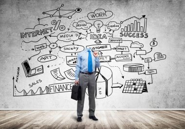 işadamı baş olmadan