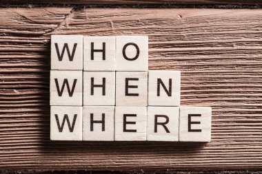 Ahşap küpleri kavramları yazım