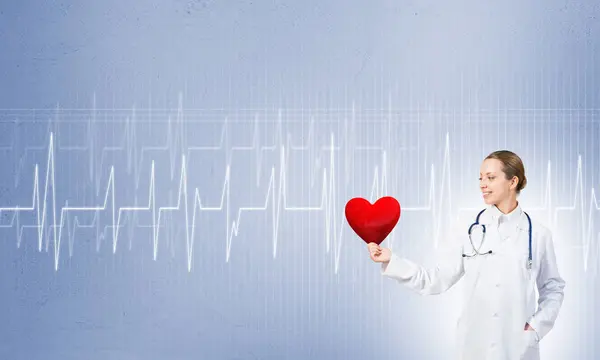 Controleer uw hart-concept — Stockfoto