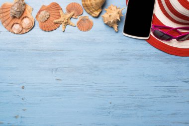 Tatil için yaz nesneleri