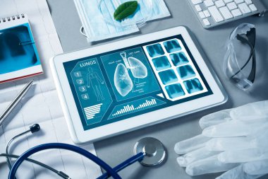 Tablet bilgisayar ve doktor araçları