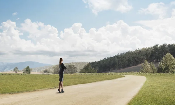 Seu caminho para o conceito de sucesso — Fotografia de Stock