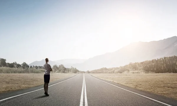 Seu caminho para o conceito de sucesso — Fotografia de Stock