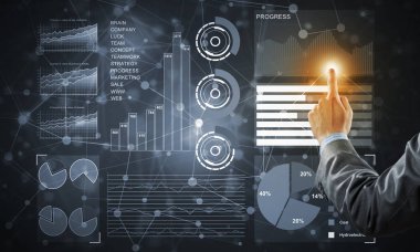 işadamı sanal Masası ile çalışma 