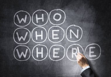 İş kavramı ile çizilmiş bulmaca