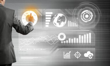 işadamı sanal Masası ile çalışma 