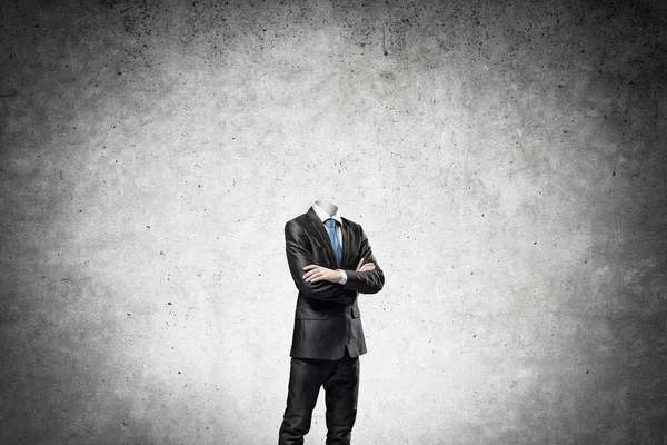 Headless businessman concept — Stock Photo, Image