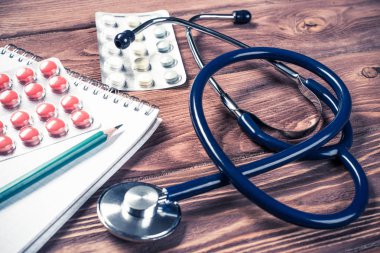 Doktor çalışma alanı arka plan