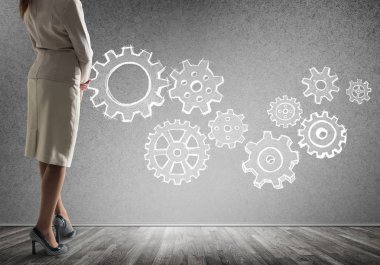 Takım çalışması konsepti olarak vites mekanizması