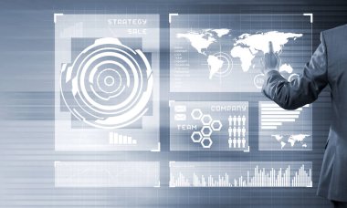 Arkadan görünüş iş adamı 