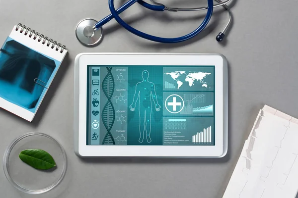 Tecnologías digitales en medicina — Foto de Stock