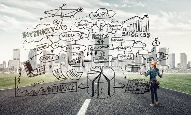 Endüstriyel inşaat ve bakım kavramı