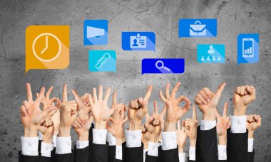 El hareketleri ve simgeler kümesi