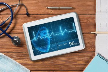 Doktor çalışma alanı'nın Üstten Görünüm 