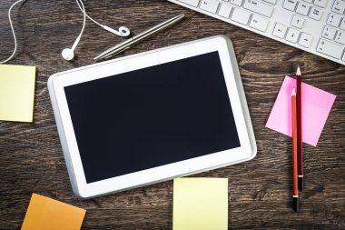 Doktor çalışma alanı'nın Üstten Görünüm 