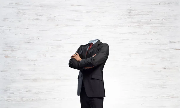 Empresário sem cabeça — Fotografia de Stock