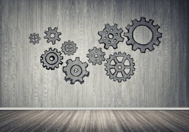 Dişli mekanizması olarak ekip çalışması kavramı