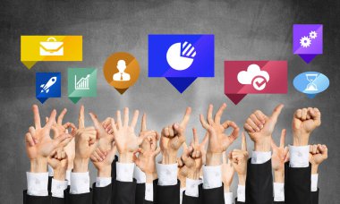 El hareketleri ve simgeler kümesi