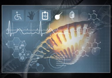 Medya tıp arka plan